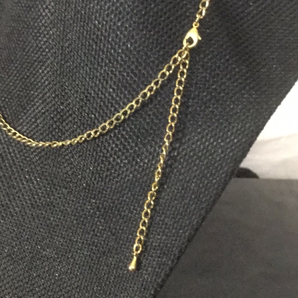 Vtg20”W/3”ExtBrassElaborateCross W/AustCrystMoonst - Picture 4 of 11